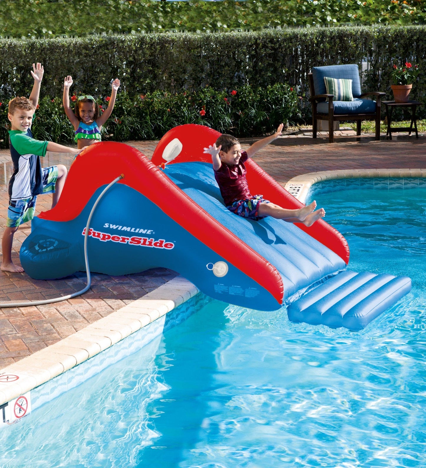 Inflatable Super Pool Water Slide – HearthSong