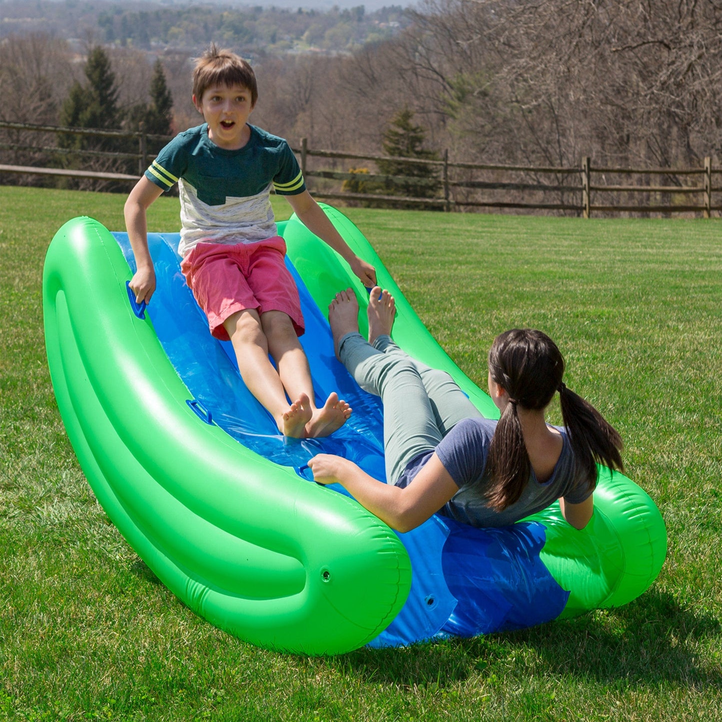 Rock With It! Giant 6-Foot Inflatable Curved Rocker