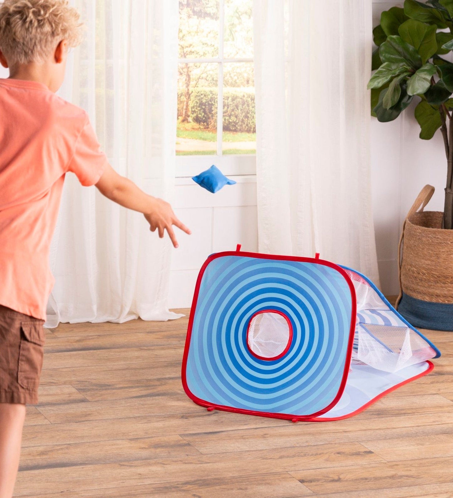 3-in-1 Portable Pop-Up Target Game Set with Bean Bags