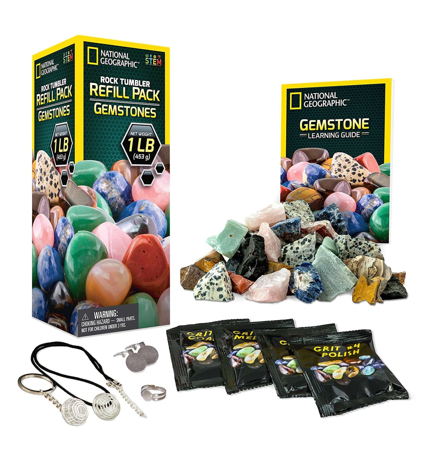 National Geographic Rock Tumbler Refill Kit