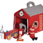 Fire Station With Hat & Accessories