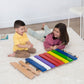 Jumbo 3-Foot Colorful Wooden Chime Xylophone