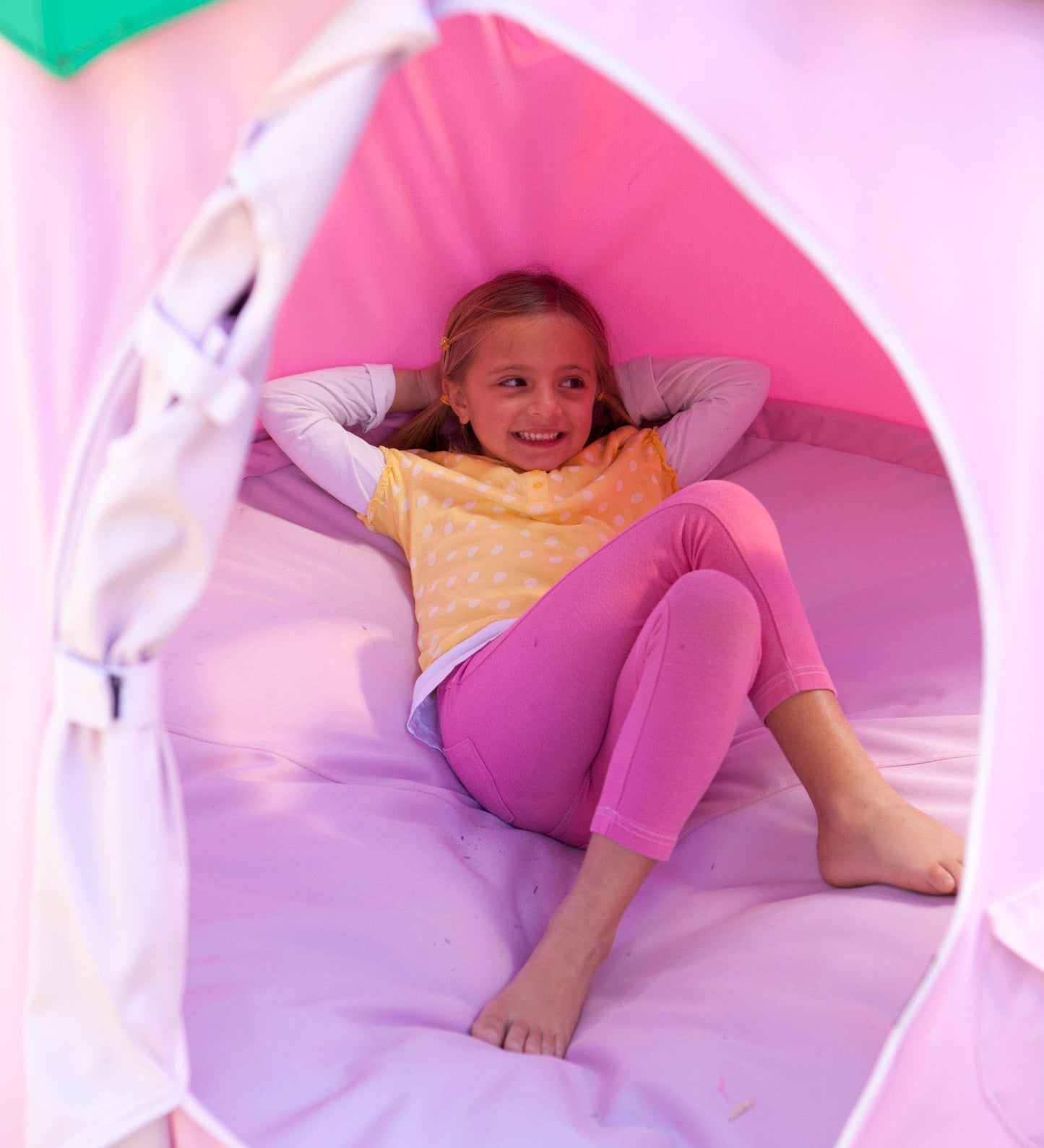 Cozy Posy HugglePod HangOut Nylon Hanging Tent with LED Flower Lights