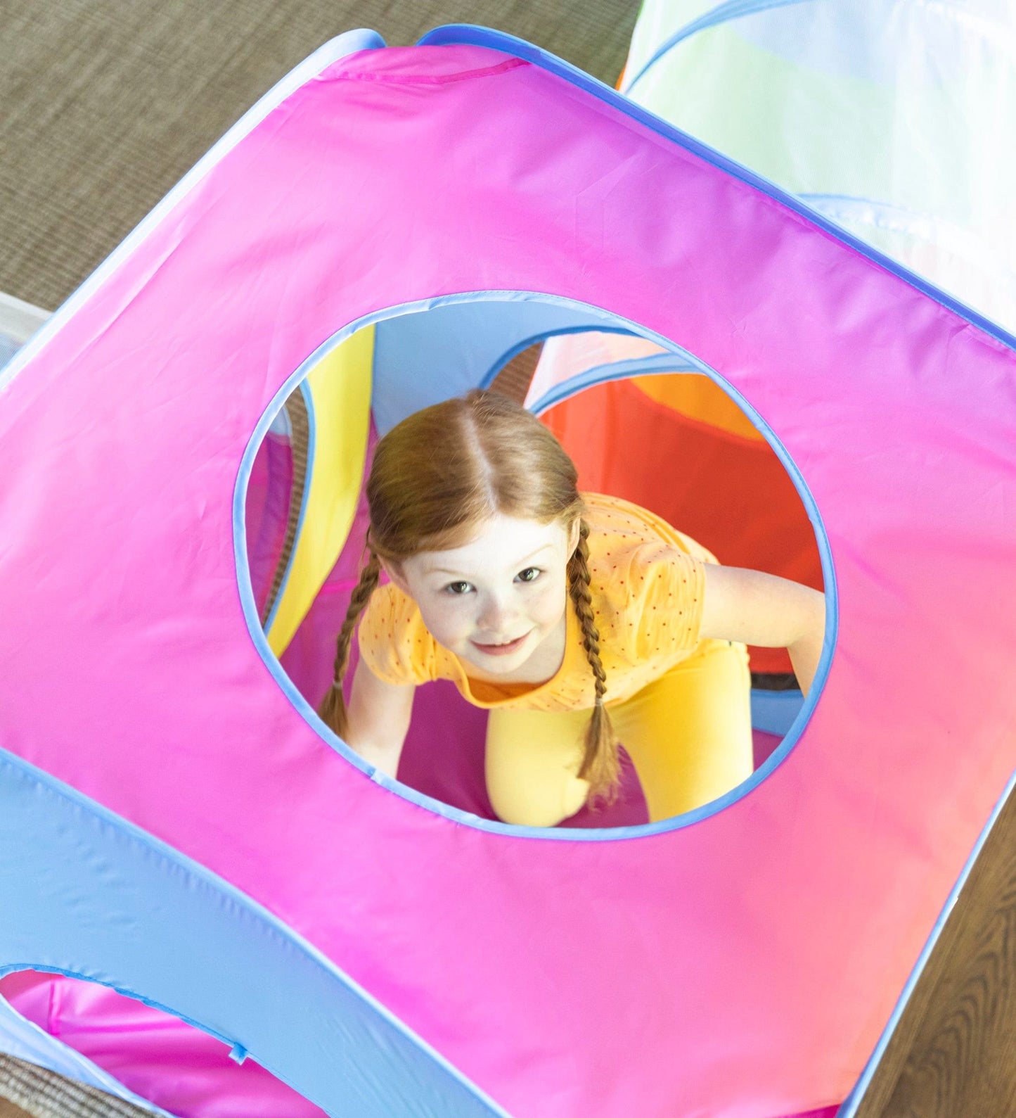 Pop-Up Rainbow Play Tents and Tunnels, Set of 4