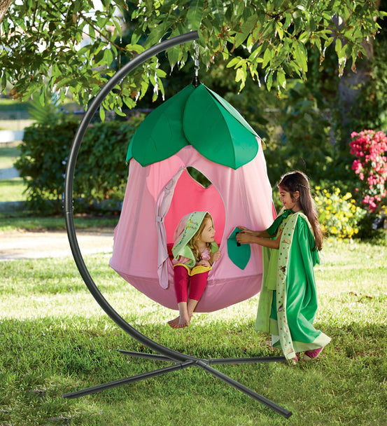 Cozy Posy HugglePod HangOut Nylon Hanging Tent and Crescent Stand Set
