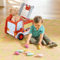 Wooden Fire Truck Walker and Push Toy