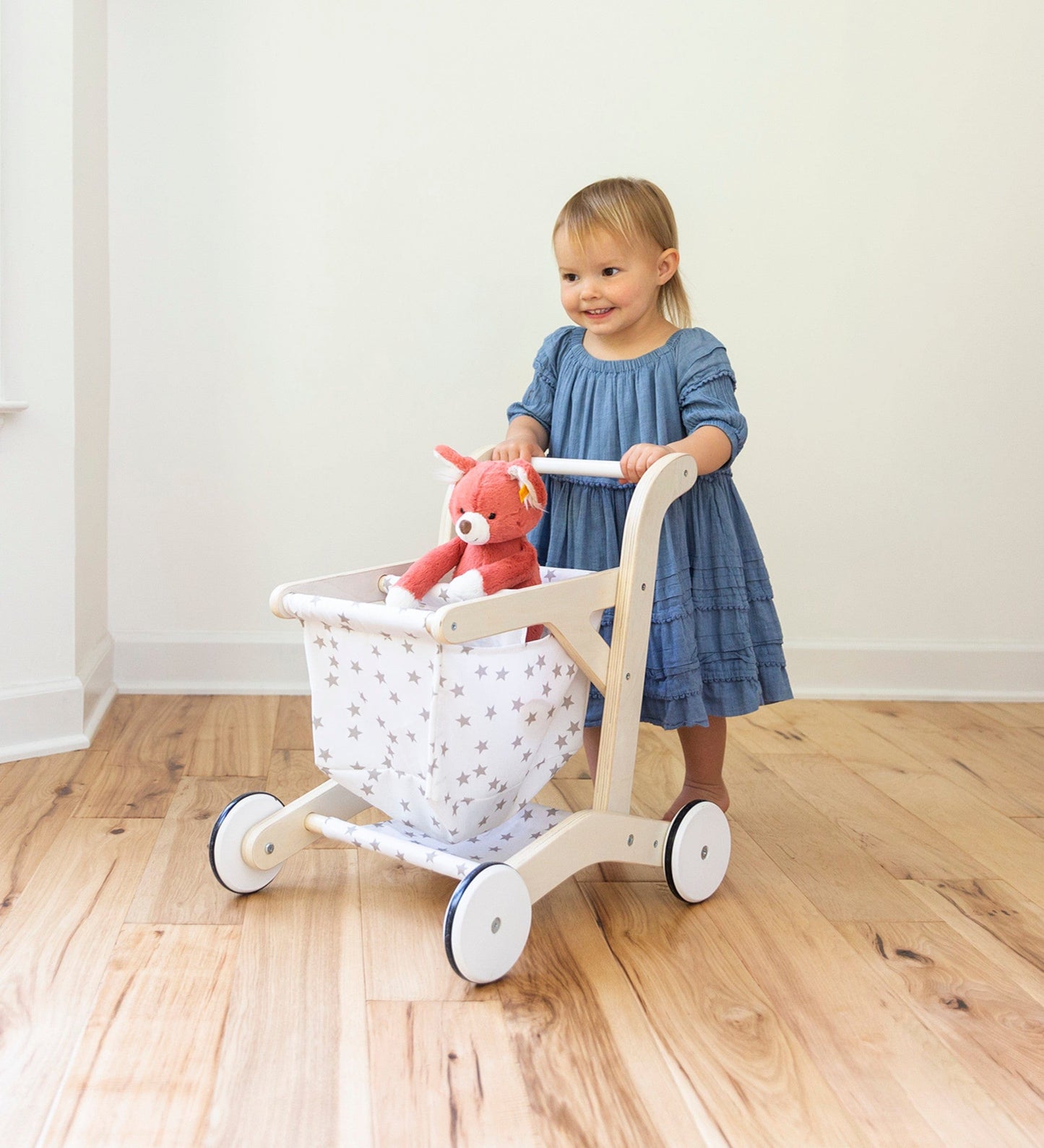 Wooden Shopping Cart