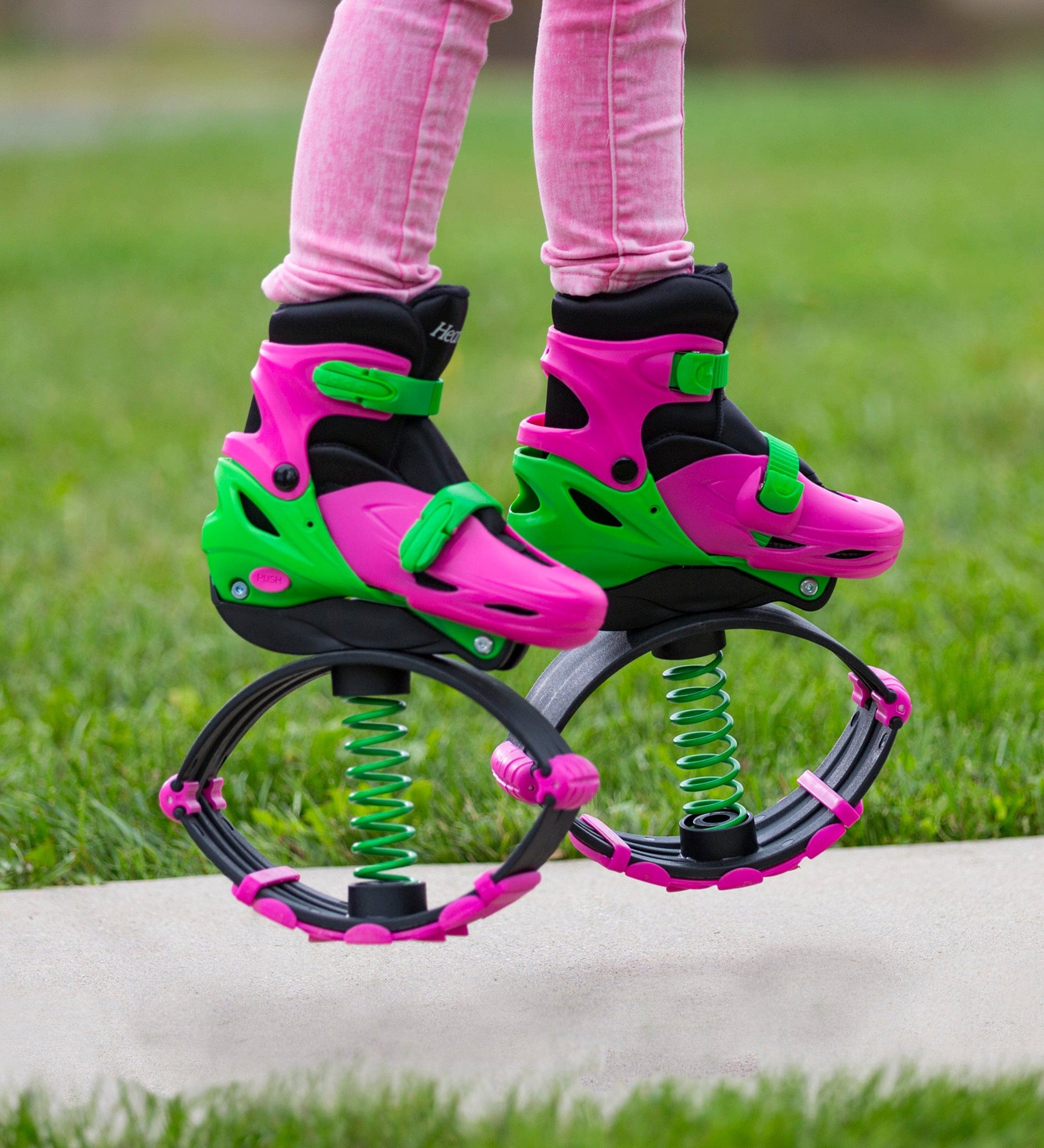 Moon Shoes- Bouncy Shoes, Mini Trampolines For your Feet, One Size, Black,  New and improved, Bounce your way to fun!