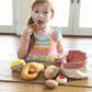 8-Piece Felt Fabric Pretend-Play Bread Basket