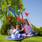 58-Inch Rainbow Flag Round Swing