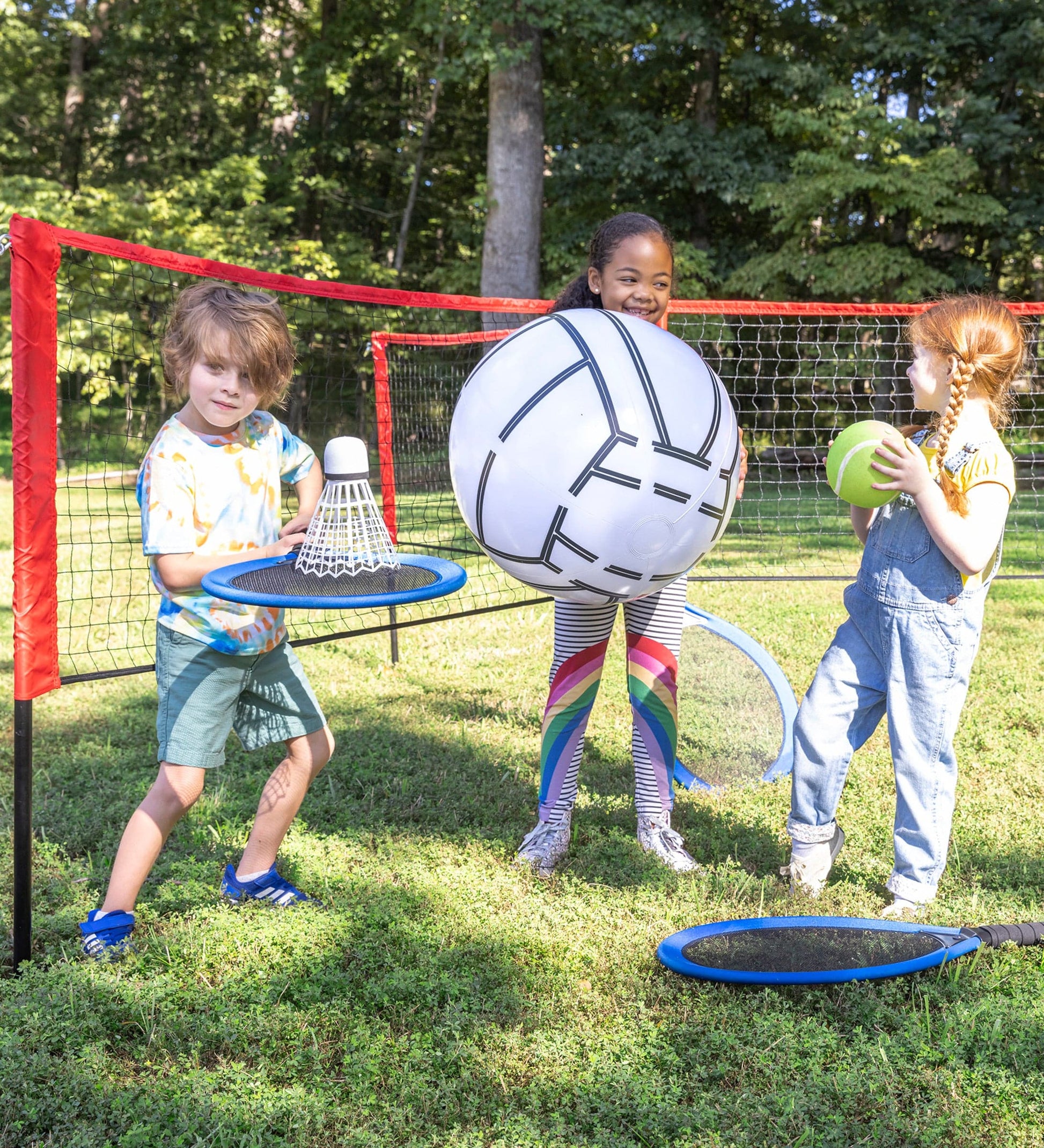 Jumbo 3-in-1 Adjustable Three-Square Game Set