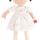 Cecilia - Dark Brown Hair In Cream Linen Dress With Display Box