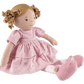 Amelia Lt. Brown Hair Doll In Pink Linen Dress With Display Box