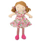 Fran - Light Brown Hair With Dark Pink & Green Dress