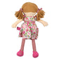 Fran - Light Brown Hair With Dark Pink & Green Dress