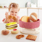 8-Piece Felt Fabric Pretend-Play Bread Basket