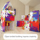 32-Panel Battle Fortress Fantasy Forts Kit Set with 2 Battle Blasters and 24 Balls
