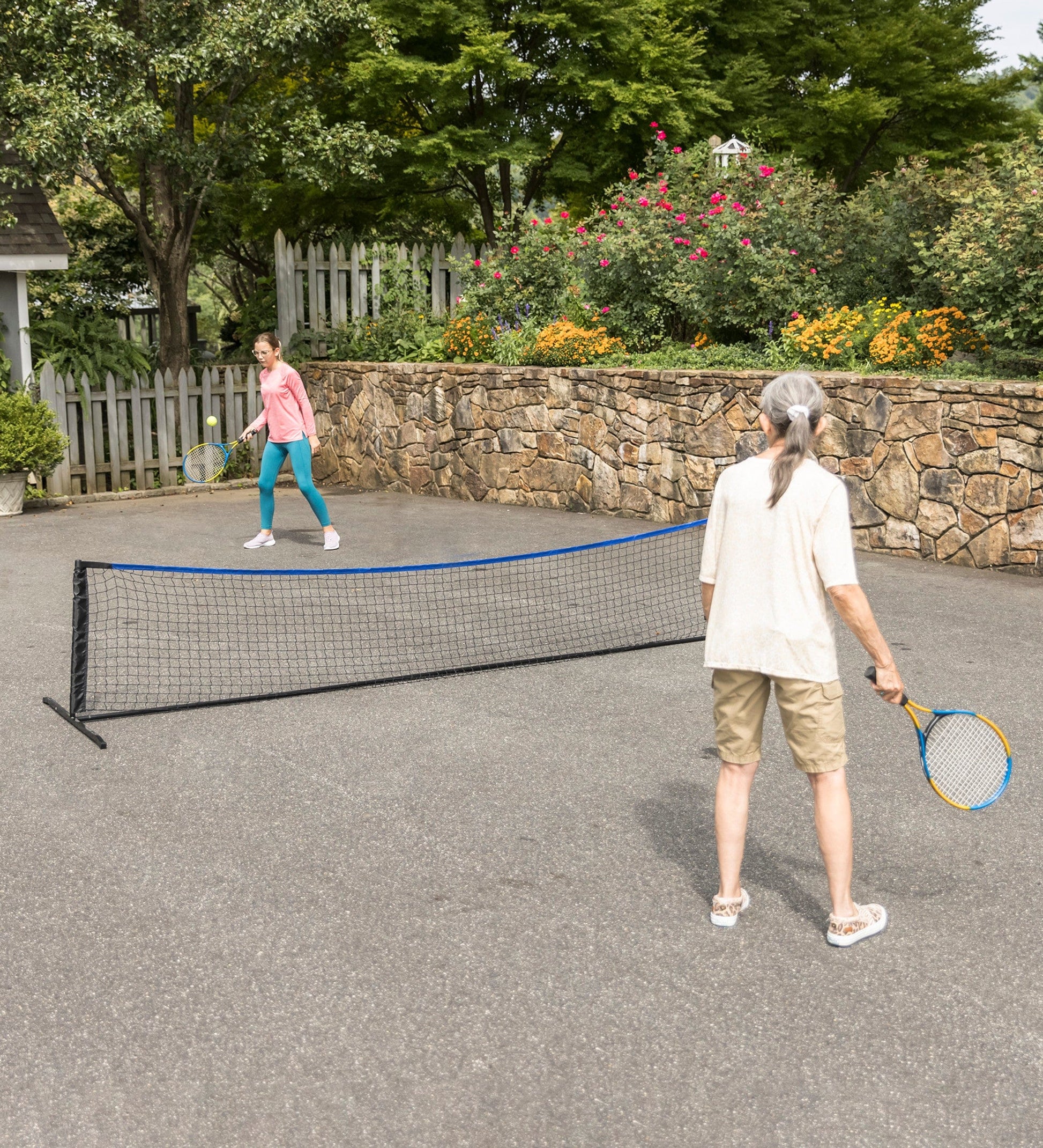 blaas gat Aannemer af hebben Beginner's Portable Street Tennis Game Set – HearthSong