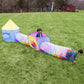 Pop-Up Rainbow Play Tents and Tunnels, Set of 4