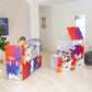 32-Panel Battle Fortress Fantasy Forts Kit Set with 2 Battle Blasters and 24 Balls