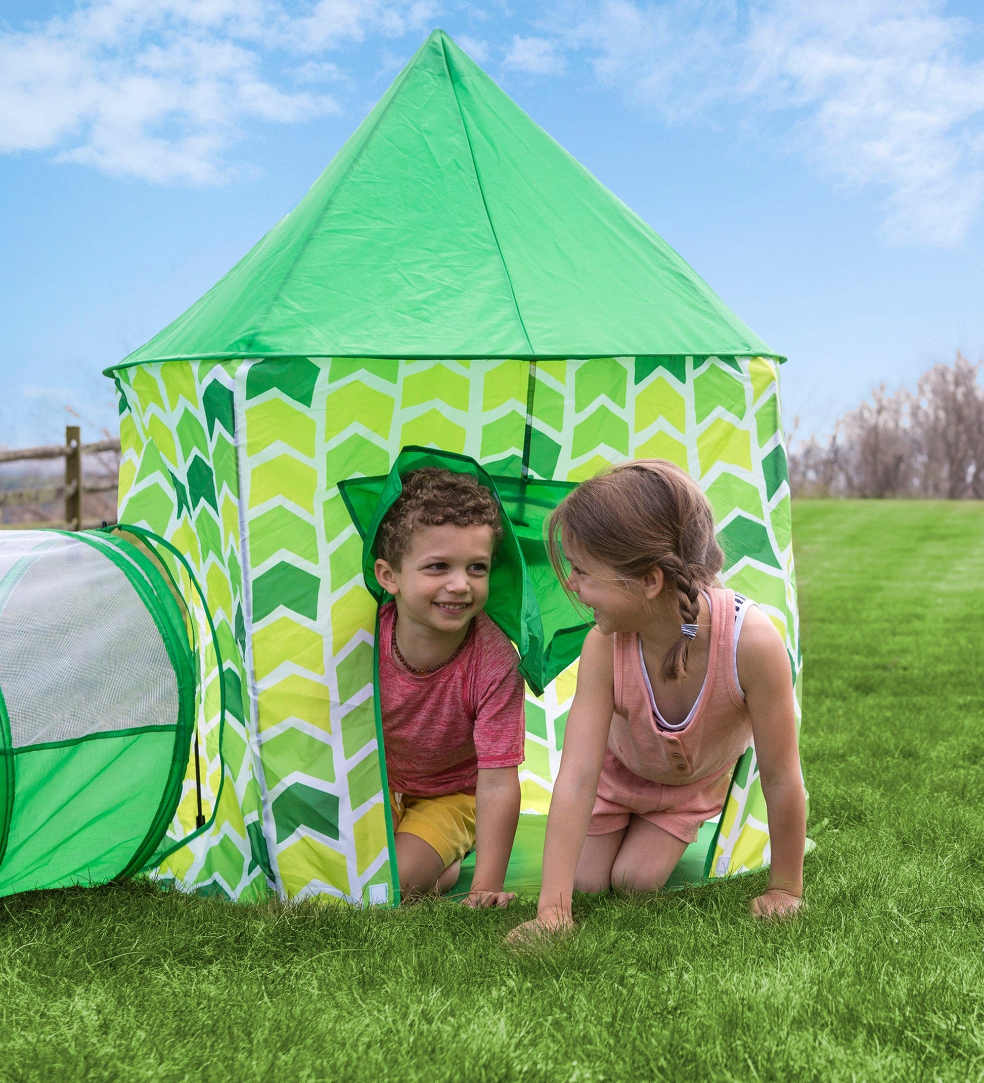 Pop-Up Play Tents and Tunnels, Set of Four