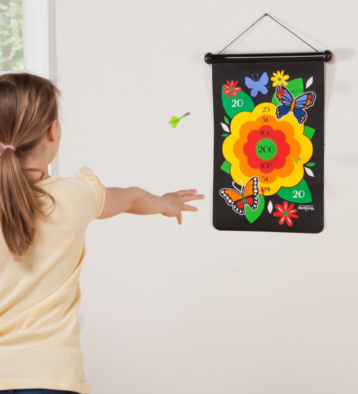 Double-Sided Magnetic Canvas Target Darts Game