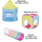 Pop-Up Rainbow Play Tents and Tunnels, Set of 4