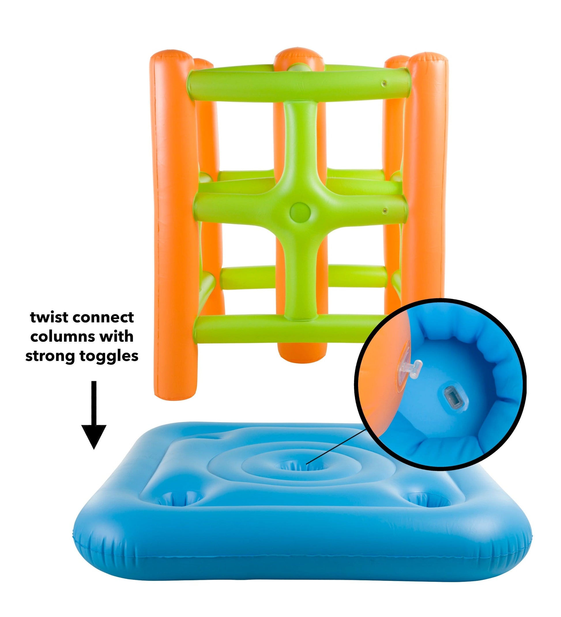 Giant 7-Foot Inflatable Bounce House and Climbing Cube