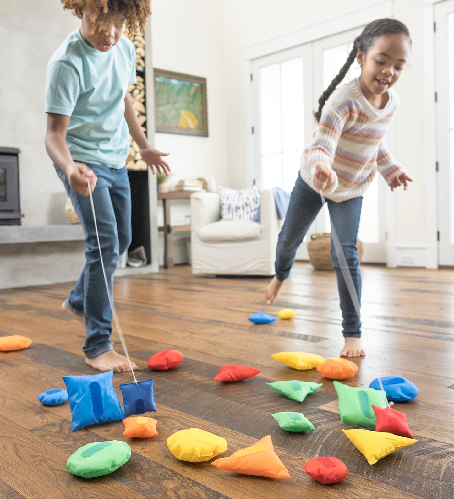 Quick Snap Bean Bag Bungee Game