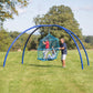 50-Inch Playful Rope HangOut Climber Swing and Stand Set