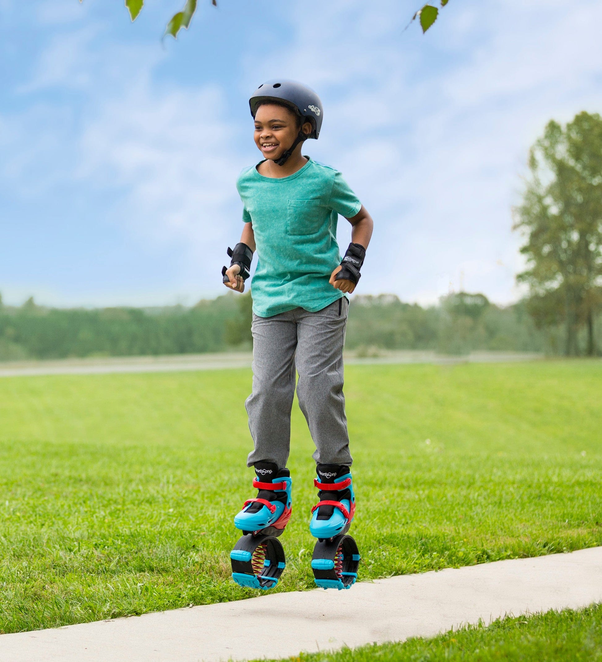 Big Time Toys Moon Shoes Bouncy - Mini Trampolines For Your Feet - One Size