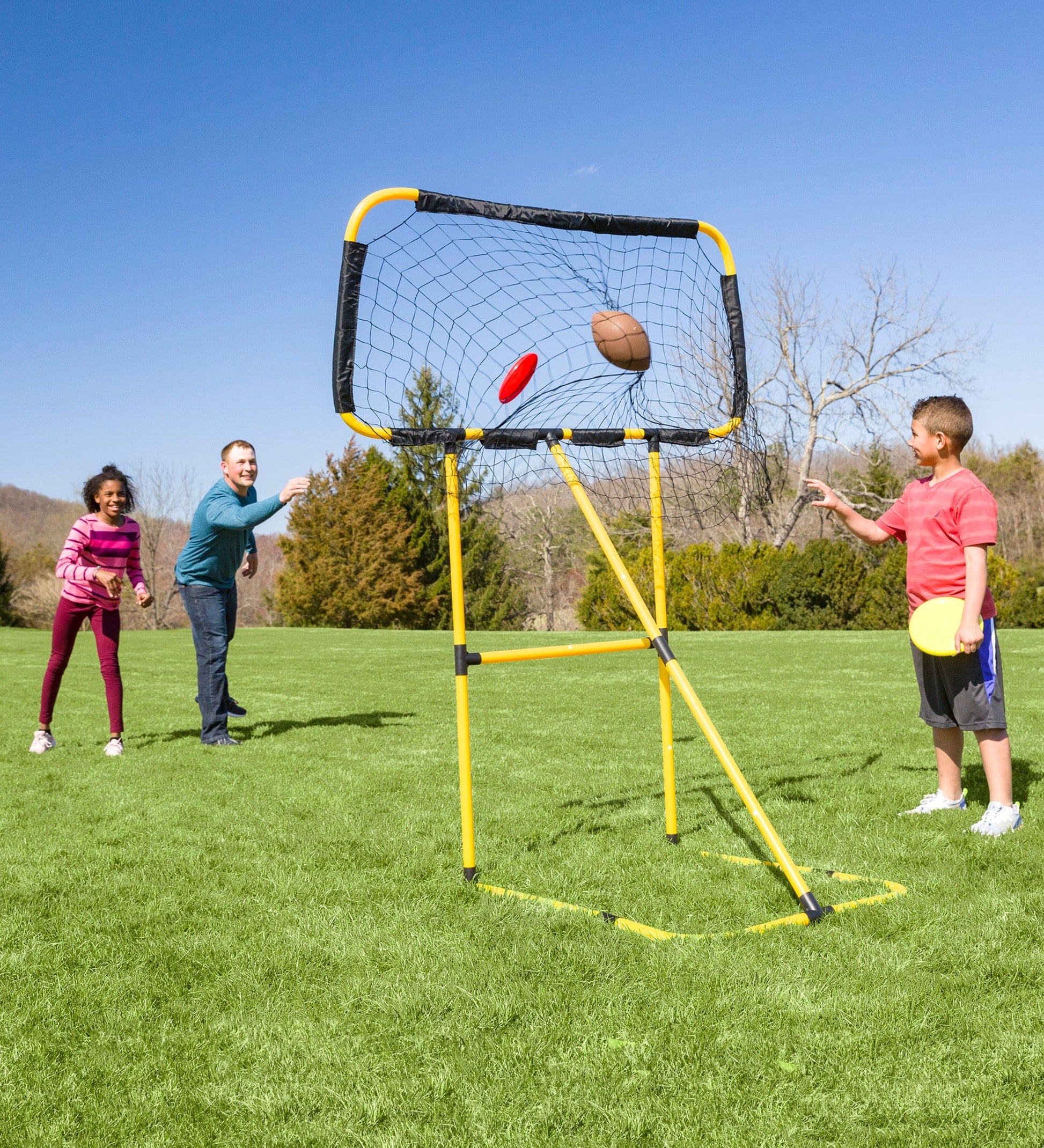 Football and Disc Target Kick 'n Toss Set