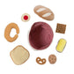 8-Piece Felt Fabric Pretend-Play Bread Basket