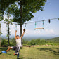 Ninjaline Ninja Star 7-Piece Hanging Obstacle Course Kit with Ninja Stars