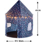 53-Inch Celestial Pop-Up Play Tent with Lights