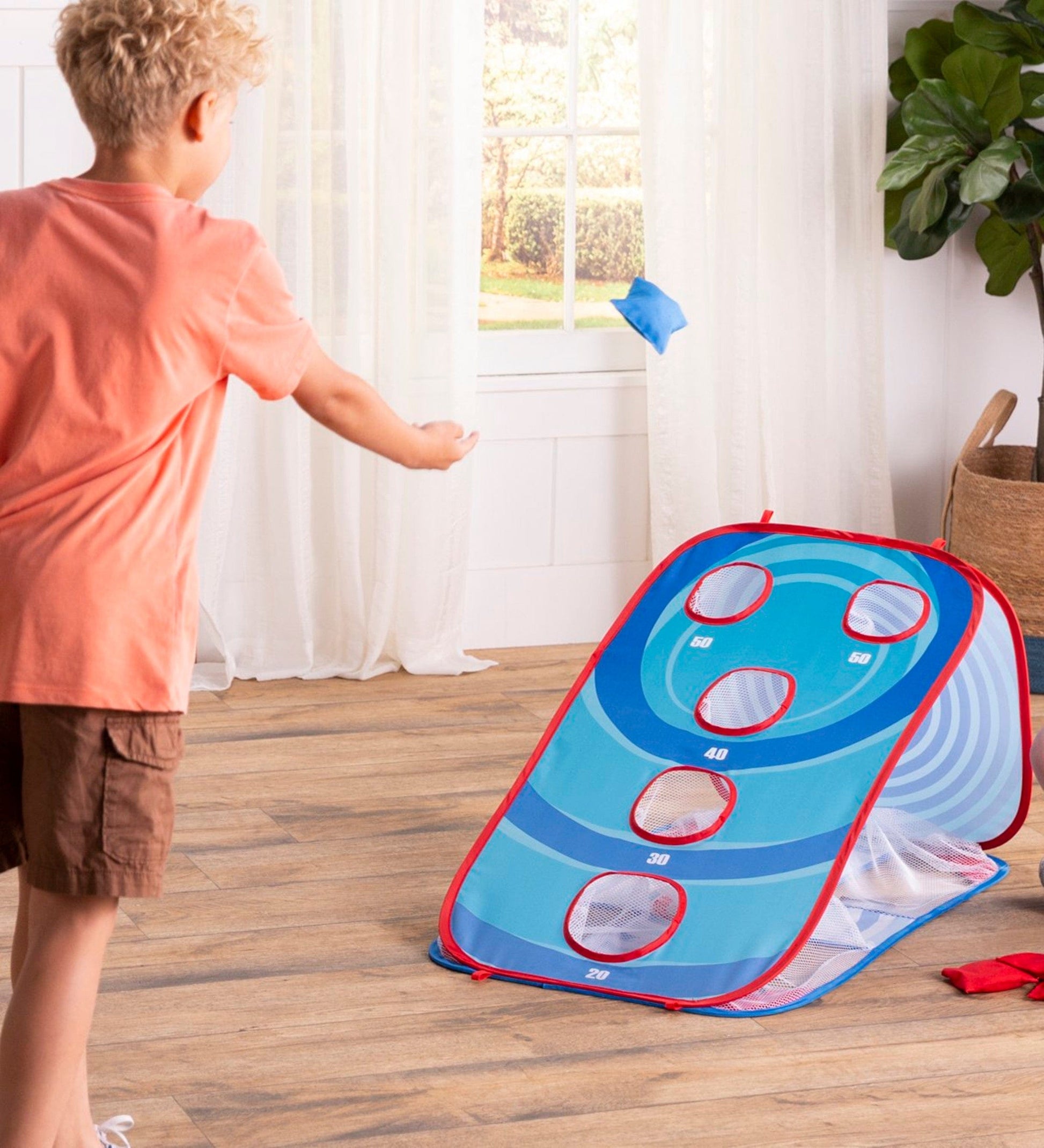 3-in-1 Portable Pop-Up Target Game Set with Bean Bags