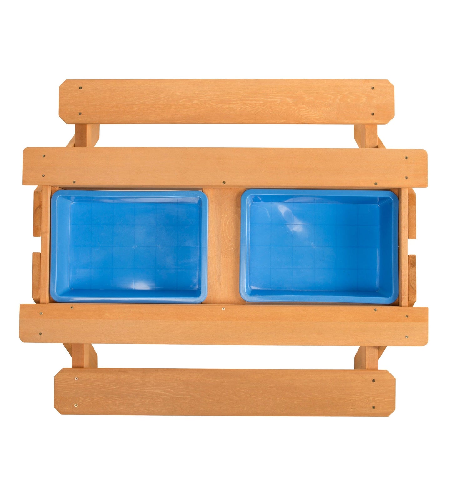 Wooden 2-in-1 Picnic Table Sensory Play Station