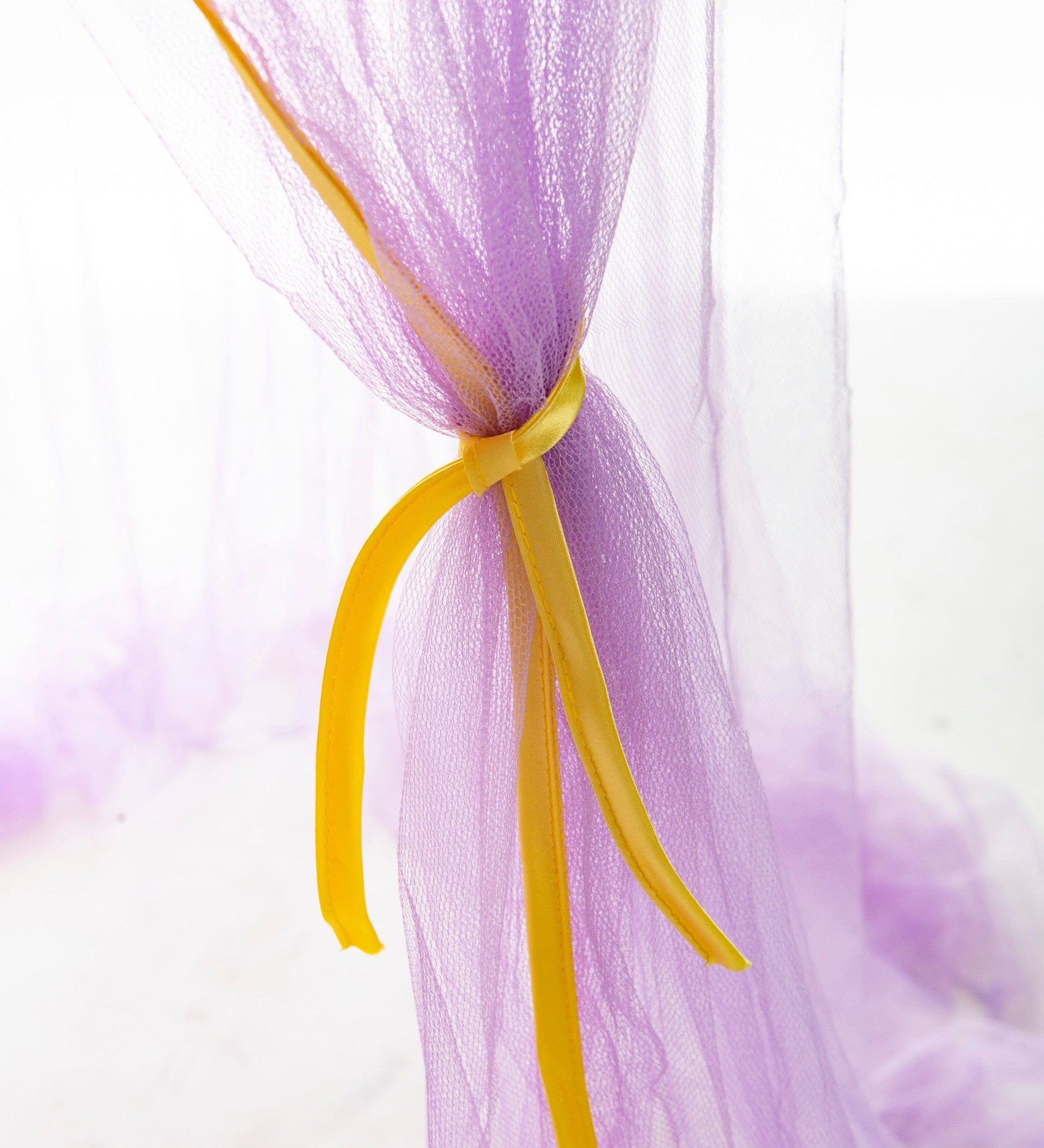 Purple Flower Petals Hanging Canopy and Play Space