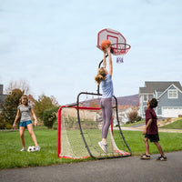 All-in-1 Sports Set: Basketball, Baseball, Lacrosse, and Soccer