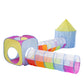 Pop-Up Rainbow Play Tents and Tunnels, Set of 4