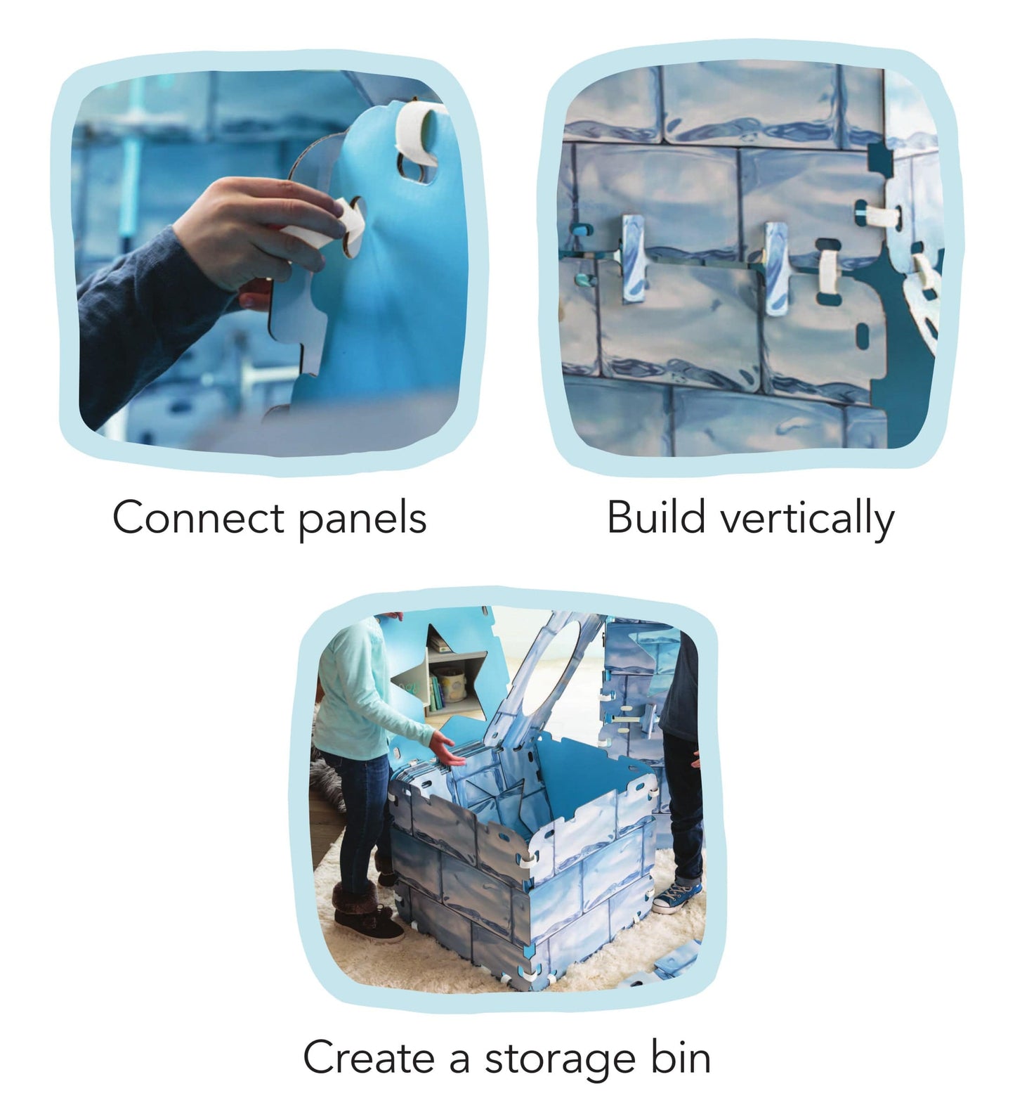 16-Panel Frozen Igloo Fantasy Forts Kit