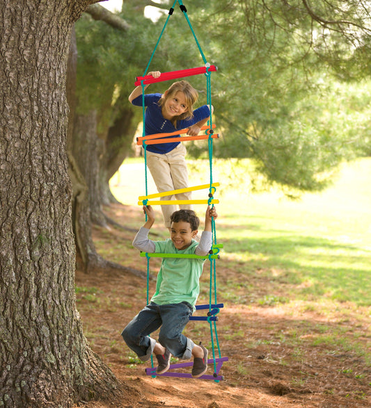 6-Foot Rainbow Triangle Rope-Climbing Ladder