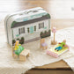 Rainbow Cottage Travel Dollhouse Set with Dolls and Furniture