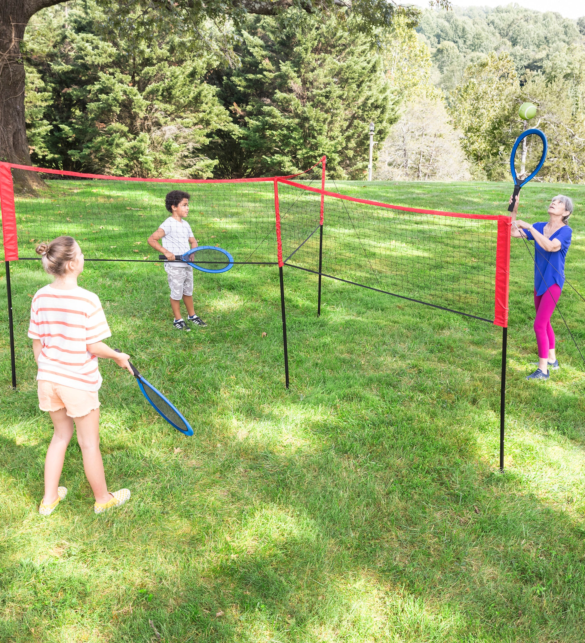 Jumbo 3-in-1 Adjustable Three-Square Game Set