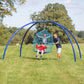 50-Inch Playful Rope HangOut Climber Swing and Stand Set