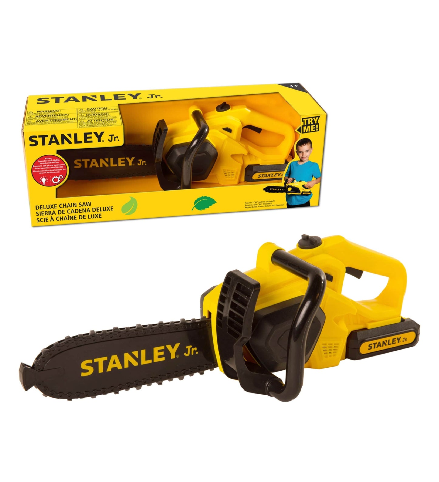 Stanley Jr. Stanley Jr. Toy Chain Saw Plastic Black/Yellow 1 pc RP008-SY