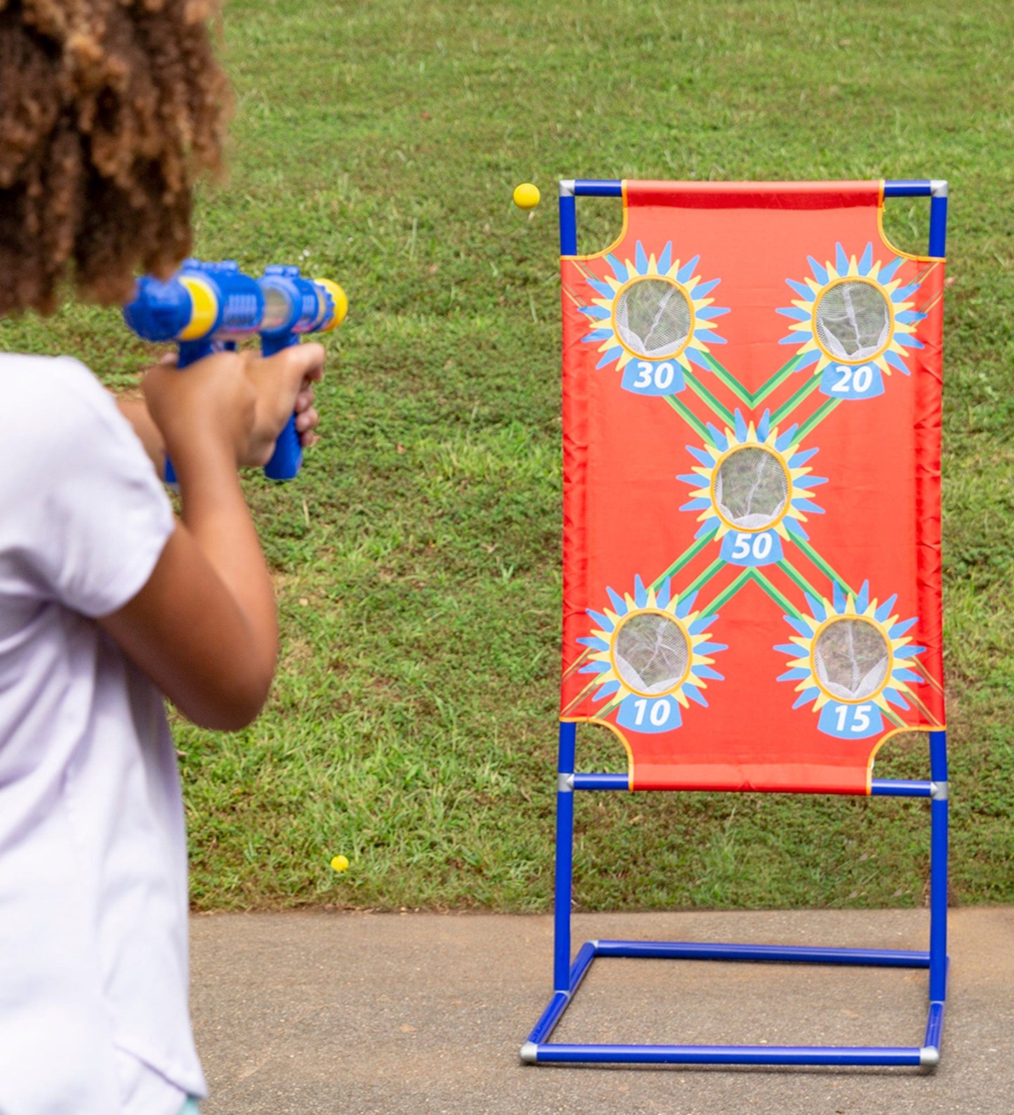 Target Blaster Game Set with 2 Blasters and 24 Foam Balls