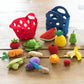 7-Piece Felt Fabric Pretend-Play Food Basket