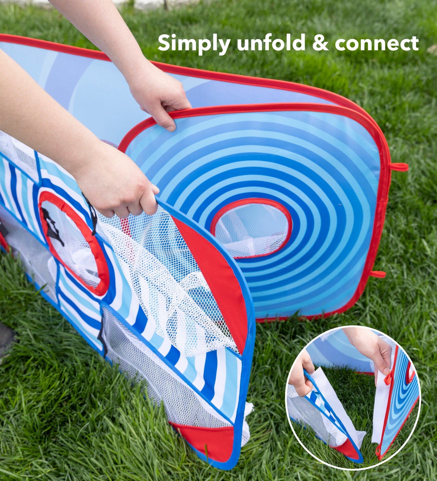 3-in-1 Portable Pop-Up Target Game Set with Bean Bags