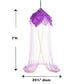 Purple Flower Petals Hanging Canopy and Play Space